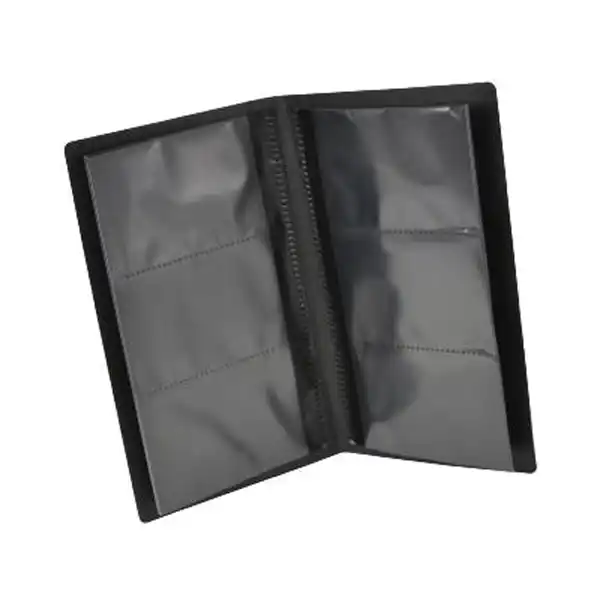 TARJETERO CARGO 240 TARJETAS NEGRO OFFICE BOX 24468