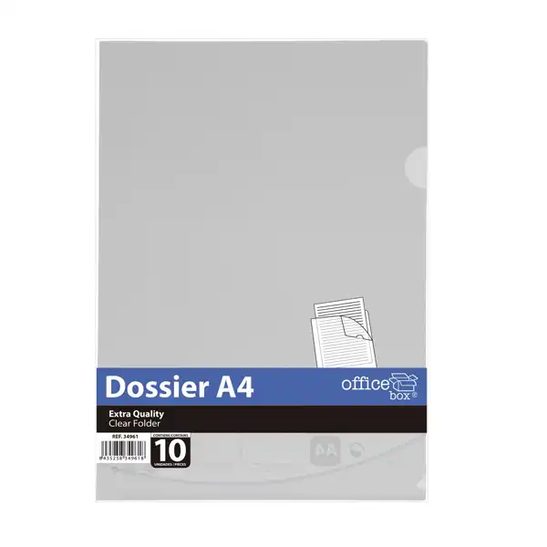 DOSSIER UÑERO OFFICE BOX EXTRA A4 CRISTAL (34961) DOSSIER UÑERO OFFICE BOX EXTRA A4 CRISTAL (34961)