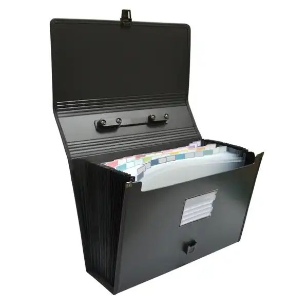 MALETIN CLASIFICADOR OFFICE BOX 36 DIVISIONES NEGRO (43669) MALETIN CLASIFICADOR OFFICE BOX 36 DIVISIONES NEGRO (43669)