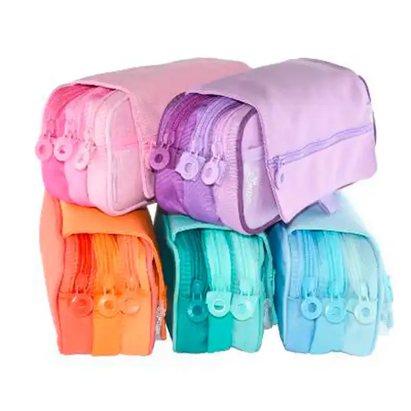 PORTATODO TRIPLE COLOR LINE PASTELES BLUSH EDITION 58305 PORTATODO TRIPLE COLOR LINE PASTELES BLUSH EDITION 58305
