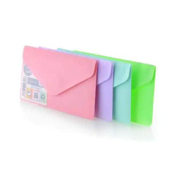 SOBRE V-LOCK TAMAÑO TARJETAS DE VISITA BLUSH PASTEL (90605)