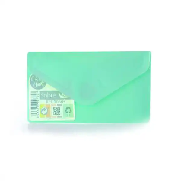 SOBRE V-LOCK TAMAÑO TARJETAS DE VISITA BLUSH PASTEL (90605)