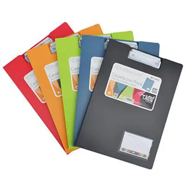 CARPETA CON PINZA A4 VITAL COLORS VARIADOS CARPETA CON PINZA A4 VITAL COLORS VARIADOS