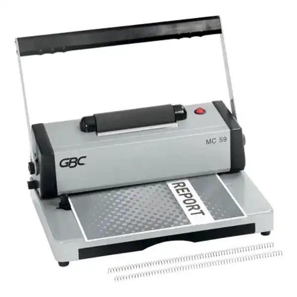 ENCUADERNADORA GBC MC59 ESPIRAL METALICA CON INSERTADOR ELECTRICO 4410057 ENCUADERNADORA GBC MC59 ESPIRAL METALICA CON INSERTADOR ELECTRICO 4410057