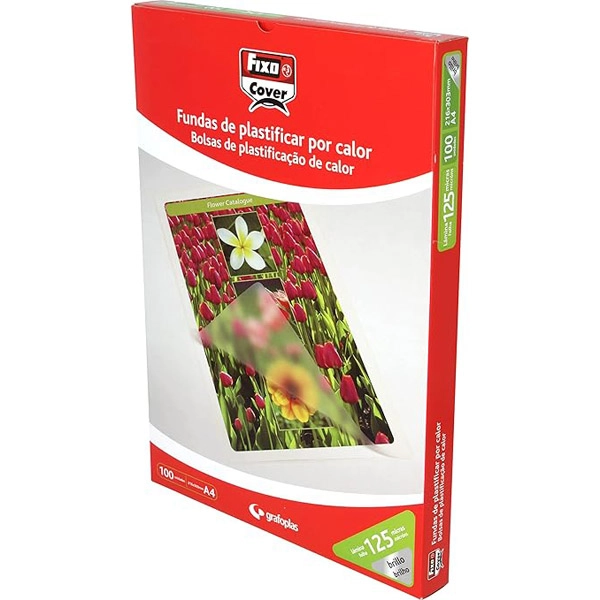 CAJA 100 FUNDAS PLASTIFICAR A4 216X303MM 125MY 8413623102020 GRAFOPLAS CAJA 100 FUNDAS PLASTIFICAR A4 216X303MM 125MY 8413623102020 GRAFOPLAS