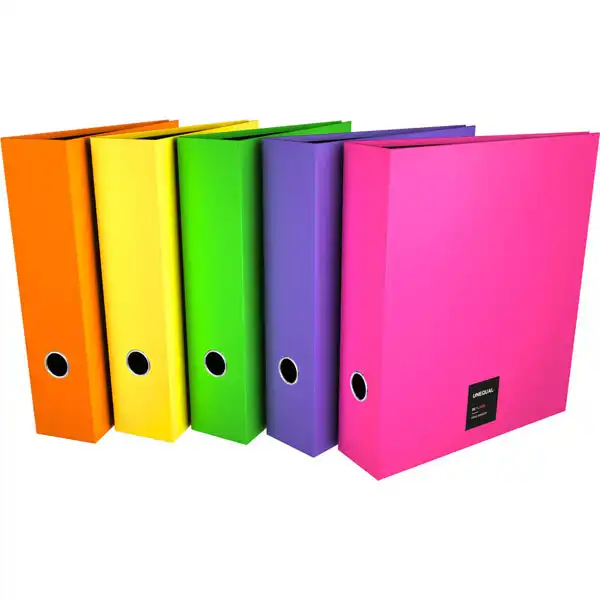 CARPETA UNEQUAL FLUOR VERDE 40MM 4 ANILLAS 07326725 CARPETA UNEQUAL FLUOR VERDE 40MM 4 ANILLAS 07326725
