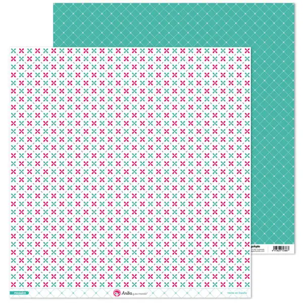 PAPEL ESTAMPADO FLOR CRUZ MOSAICO SCRAPBOOKING 30,5X30,5 GRAFOPLAS 37019701 PAPEL ESTAMPADO FLOR CRUZ MOSAICO SCRAPBOOKING 30,5X30,5 GRAFOPLAS 37019701