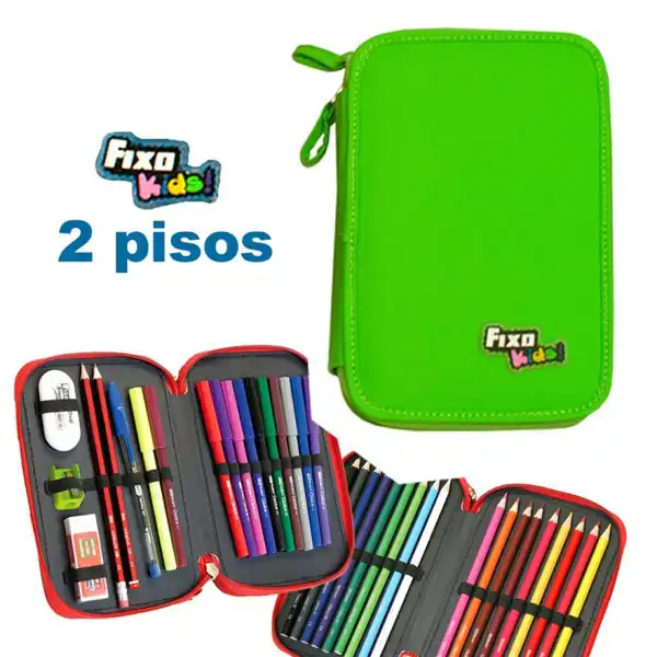 PLUMIER FIXO KIDS 2 PISOS VERDE 37660020 PLUMIER FIXO KIDS 2 PISOS VERDE 37660020