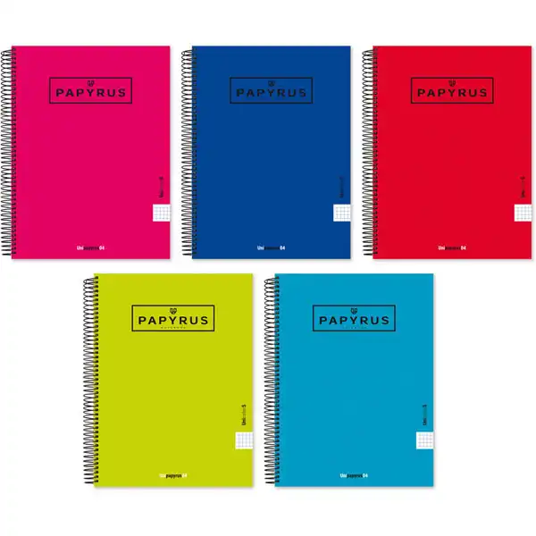 CUADERNO PAPYRUS UNI5 TAPA FORRADA A4+ 120HJ 90GR 5X5 GRAFOPLAS 88463199 CUADERNO PAPYRUS UNI5 TAPA FORRADA A4+ 120HJ 90GR 5X5 GRAFOPLAS 88463199