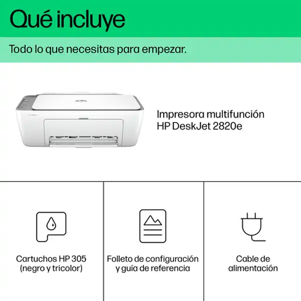 HP MULTIFUNCION INKJET DESKJET 2820E 588K9B#629 56867 HP MULTIFUNCION INKJET DESKJET 2820E 588K9B#629 56867