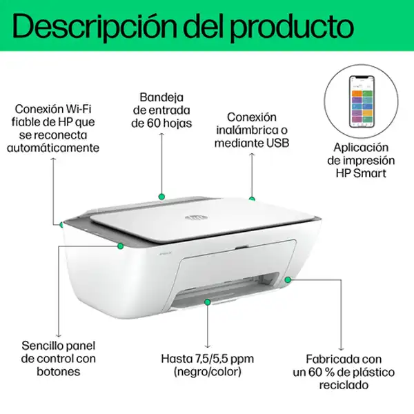 HP MULTIFUNCION INKJET DESKJET 2820E 588K9B#629 56867 HP MULTIFUNCION INKJET DESKJET 2820E 588K9B#629 56867