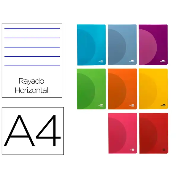 LIBRETA ESCOLAR OPENFLEX 48 HJ A4 RAYADO HORIZONTAL LF11 05086 LIBRETA ESCOLAR OPENFLEX 48 HJ A4 RAYADO HORIZONTAL LF11 05086
