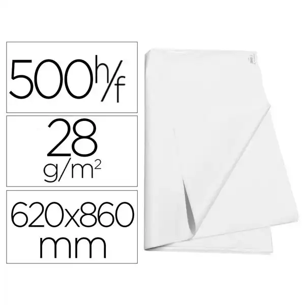 PAPEL MANILA 62X86 BLANCO PAQ. DE 25 HJ 05651 PAPEL MANILA 62X86 BLANCO PAQ. DE 25 HJ 05651