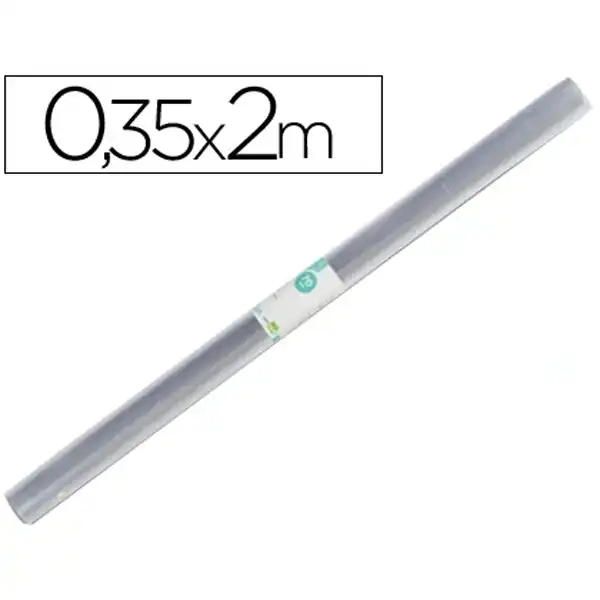 ROLLO PLASTICO LIDERPAPEL 0,35X2 MT FORRALIBROS RL01 07168 ROLLO PLASTICO LIDERPAPEL 0,35X2 MT FORRALIBROS RL01 07168