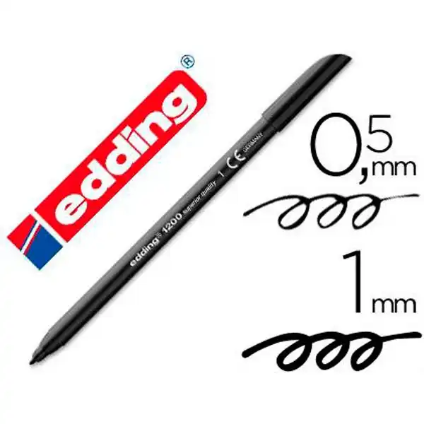 ROTULADOR EDDING 1200 PUNTA FINA NEGRO 7306 (101200-01) 7306 ROTULADOR EDDING 1200 PUNTA FINA NEGRO 7306 (101200-01) 7306