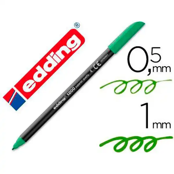 ROTULADOR EDDING 1200 PUNTA FINA VERDE (101200-04) 7330 ROTULADOR EDDING 1200 PUNTA FINA VERDE (101200-04) 7330