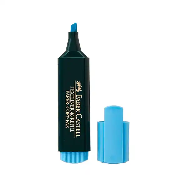 ROTULADOR FABER CASTELL FLUORESCENTE 48-51 AZUL 9607