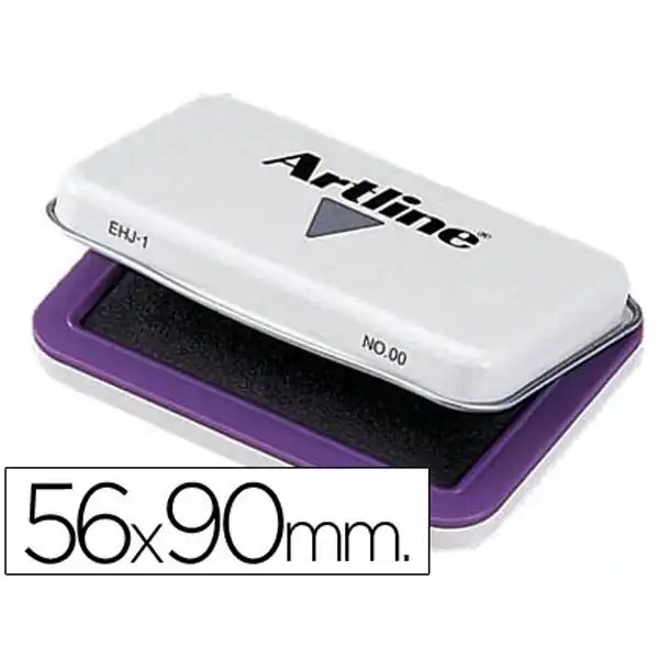 TAMPON ARTLINE Nº0 VIOLETA 56X90 MM 0 VI 9694 TAMPON ARTLINE Nº0 VIOLETA 56X90 MM 0 VI 9694