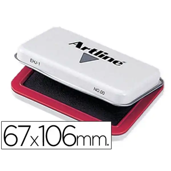 TAMPON ARTLINE Nº1 ROJO 67X106 MM 1 R 9697 TAMPON ARTLINE Nº1 ROJO 67X106 MM 1 R 9697