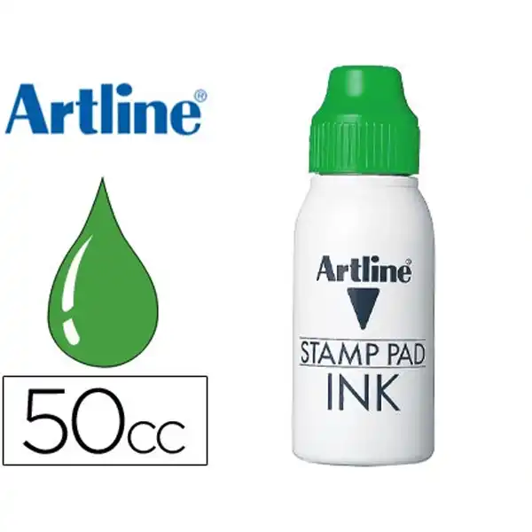 TINTA TAMPON ARTLINE VERDE BOTE 50 CC 50 CC-V 11009 TINTA TAMPON ARTLINE VERDE BOTE 50 CC 50 CC-V 11009