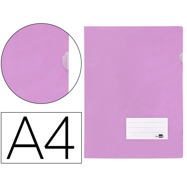 CARPETA LIDERPAPEL DOSSIER A4 UÑERO LAVANDA OPACO 11343 BL27 CARPETA LIDERPAPEL DOSSIER A4 UÑERO LAVANDA OPACO 11343 BL27