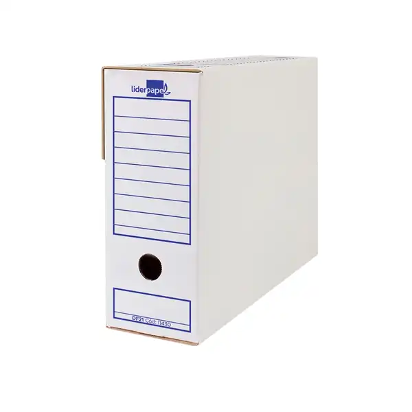 CAJA DE ARCHIVO DEFINITIVO Fº ECOUSE LIDERPAPEL 367X251X100MM DF21 11430
