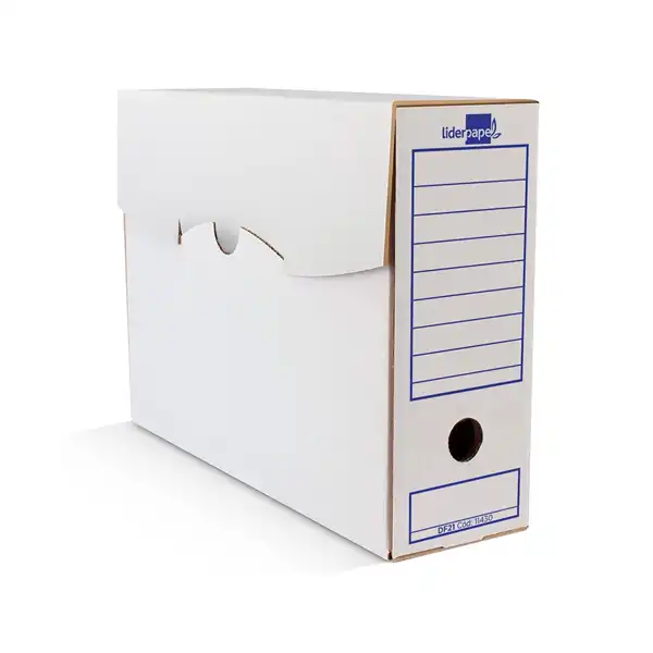 CAJA DE ARCHIVO DEFINITIVO Fº ECOUSE LIDERPAPEL 367X251X100MM DF21 11430
