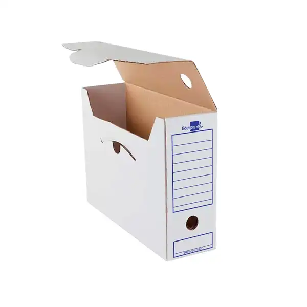 CAJA DE ARCHIVO DEFINITIVO Fº ECOUSE LIDERPAPEL 367X251X100MM DF21 11430
