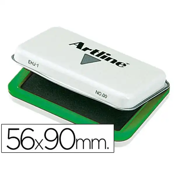 TAMPON ARTLINE Nº0 VERDE 56X90 MM 0 V 12190 TAMPON ARTLINE Nº0 VERDE 56X90 MM 0 V 12190