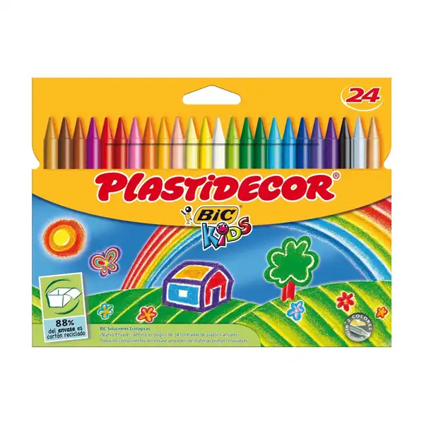 PLASTIDECOR ESTUCHE DE 24 UNIDADES BIC 13267 9203011 PLASTIDECOR ESTUCHE DE 24 UNIDADES BIC 13267 9203011