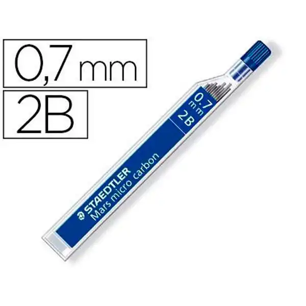 TUBO CON 12 MINAS STAEDTLER 0,7MM 2B 150297 (80 - 250 07-2B) LID_150297 TUBO CON 12 MINAS STAEDTLER 0,7MM 2B 150297 (80 - 250 07-2B) LID_150297