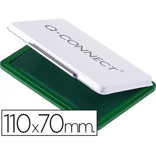 ALMOHADILLA Q-CONNECT P/ TAMPON Nº 2 7X11 CM VERDE KF25210 150748 ALMOHADILLA Q-CONNECT P/ TAMPON Nº 2 7X11 CM VERDE KF25210 150748