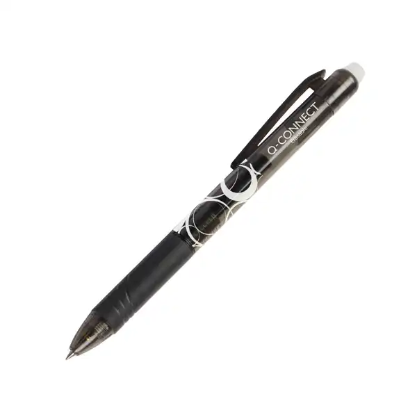 RECAMBIO BOLIGRAFO Q-CONNECT RETRACTIL KF11057 BORRABLE NEGRO CAJA DE 3 UDS KF11057 155269