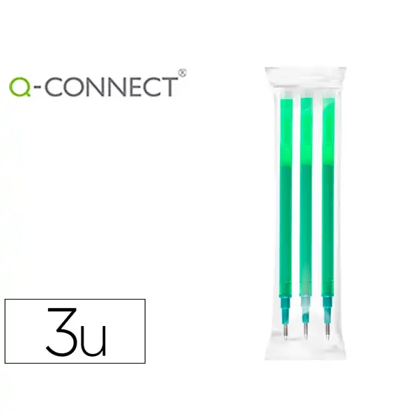 RECAMBIO BOLIGRAFO Q-CONNECT RETRACTIL KF11060 BORRABLE VERDE CAJA DE 3 UDS KF11060 155271 RECAMBIO BOLIGRAFO Q-CONNECT RETRACTIL KF11060 BORRABLE VERDE CAJA DE 3 UDS KF11060 155271