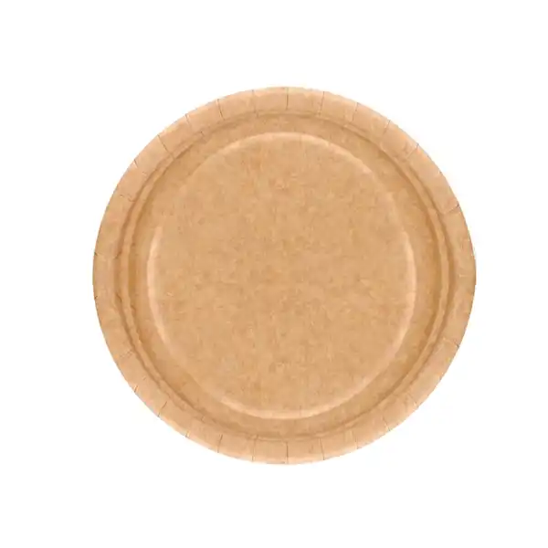 PLATO CARTON BIODEGRADABLE MARRON 22 CM PAQ. DE 100 UDS 10418 155383 PLATO CARTON BIODEGRADABLE MARRON 22 CM PAQ. DE 100 UDS 10418 155383