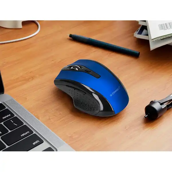 RATON OPTICO Q-CONNECT INALAMBRICO AZUL 155697 KF18069 RATON OPTICO Q-CONNECT INALAMBRICO AZUL 155697 KF18069