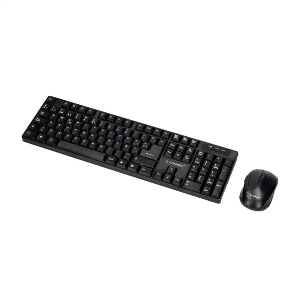 SET TECLADO + RATON INALAMBRICO Q-CONNECT 2.4G NEGRO WINDOWS KF17988 155702 SET TECLADO + RATON INALAMBRICO Q-CONNECT 2.4G NEGRO WINDOWS KF17988 155702