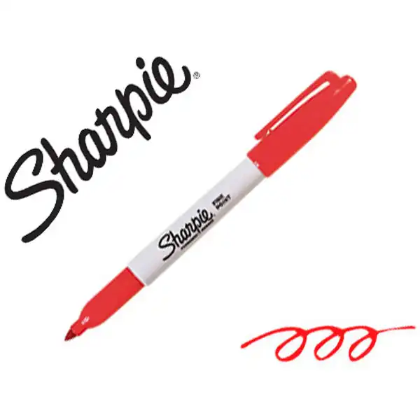 ROTULADOR SHARPIE PERMANENTE PUNTA FINA ROJO S0810940 155878 ROTULADOR SHARPIE PERMANENTE PUNTA FINA ROJO S0810940 155878