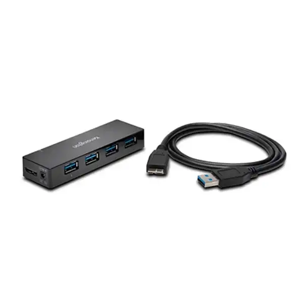 HUB KENSINGTON USB 3.0 CARGADOR Y 4 PUERTOS K39122EU 156465 HUB KENSINGTON USB 3.0 CARGADOR Y 4 PUERTOS K39122EU 156465