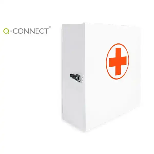 BOTIQUIN Q-CONNECT METALICO 4 COMPARTIMENTOS VACIO PRIMEROS AUXILIOS 330X360X120 MM KF17348 156683 BOTIQUIN Q-CONNECT METALICO 4 COMPARTIMENTOS VACIO PRIMEROS AUXILIOS 330X360X120 MM KF17348 156683