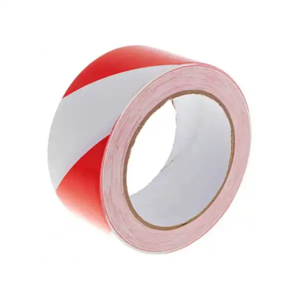 CINTA DE SEÑALIZACION Q-CONNECT NO ADHESIVA ROJO Y BLANCO 300 MT X 75 MM KF11151 159785