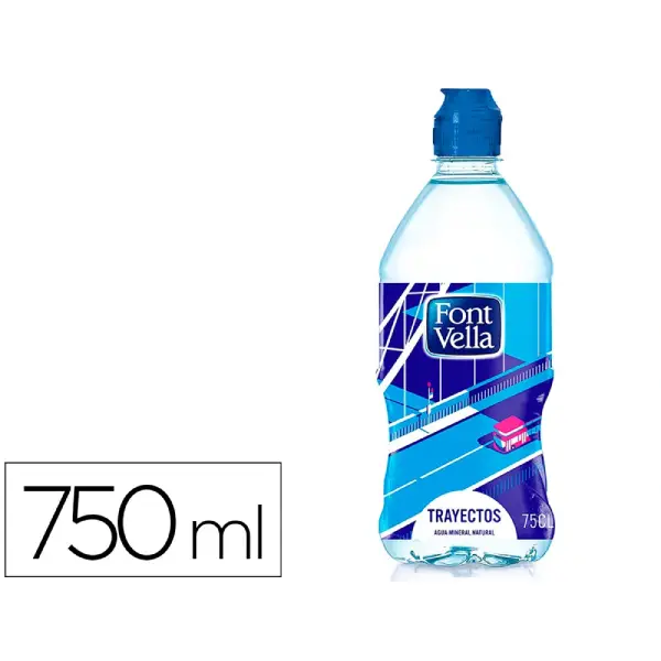 AGUA MINERAL NATURAL FONT VELLA BOTELLA 0,75 LT 158852 159960 AGUA MINERAL NATURAL FONT VELLA BOTELLA 0,75 LT 158852 159960