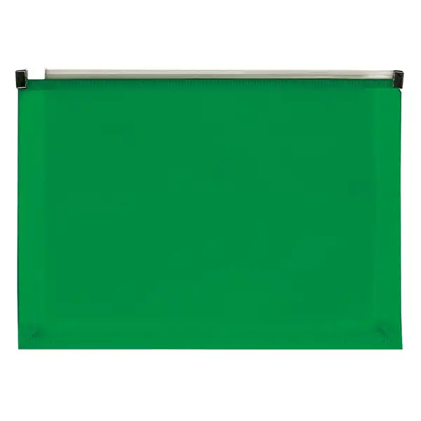 CARPETA DOSSIER LIDERPAPEL A4 CIERRE DE CREMALLERA VERDE TRANSLUCIDO CH81 160053 CARPETA DOSSIER LIDERPAPEL A4 CIERRE DE CREMALLERA VERDE TRANSLUCIDO CH81 160053