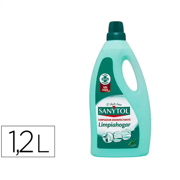 LIMPIADOR DESINFECTANTE SANYTOL LIMPIAHOGAR MULTISUPERFICIES BOTE DE 1200 ML 64158 160181 LIMPIADOR DESINFECTANTE SANYTOL LIMPIAHOGAR MULTISUPERFICIES BOTE DE 1200 ML 64158 160181