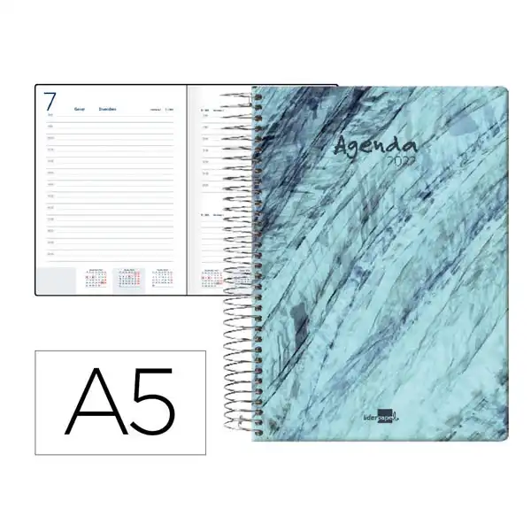 AGENDA ESPIRAL LIDERPAPEL SYROS 15X21CM DP 60GR CATALAN 162003 AGENDA ESPIRAL LIDERPAPEL SYROS 15X21CM DP 60GR CATALAN 162003