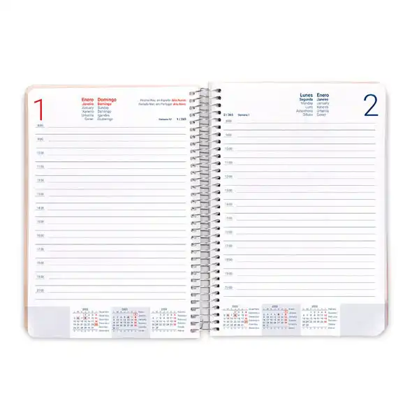 AGENDA ESPIRAL LIDERPAPEL SYROS 15X21CM DP 60GR CATALAN 163995 AGENDA ESPIRAL LIDERPAPEL SYROS 15X21CM DP 60GR CATALAN 163995