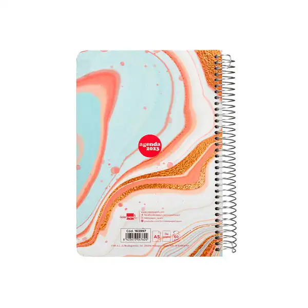 AGENDA ESPIRAL LIDERPAPEL SYROS 15X21CM DP 60GR CATALAN 163997 AGENDA ESPIRAL LIDERPAPEL SYROS 15X21CM DP 60GR CATALAN 163997