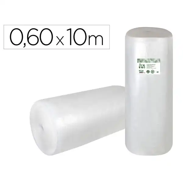 PLASTICO BURBUJA LIDERPAPEL ECOUSE 0.60X10M 30% DE PLASTICO RECICLADO BU22 166165 PLASTICO BURBUJA LIDERPAPEL ECOUSE 0.60X10M 30% DE PLASTICO RECICLADO BU22 166165