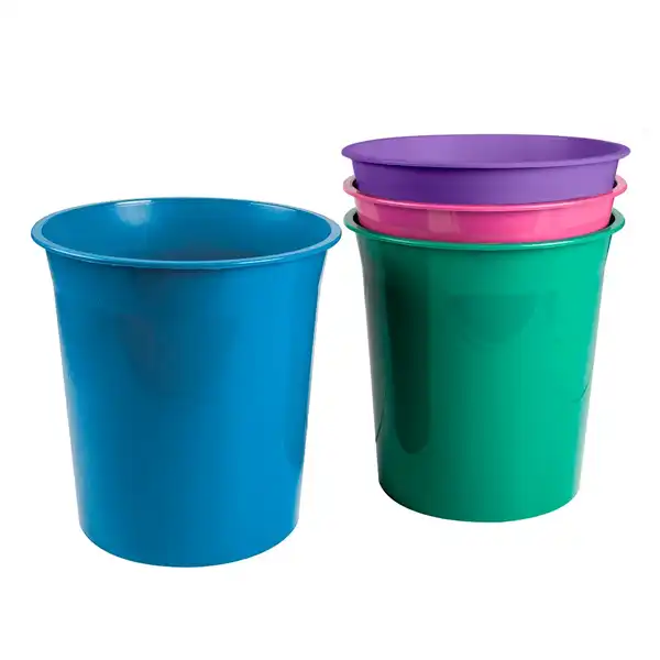 PAPELERA PLASTICO LIDERPAPEL CELESTE OPACO 13 LITROS 275X285 MM PJ02 166255 PAPELERA PLASTICO LIDERPAPEL CELESTE OPACO 13 LITROS 275X285 MM PJ02 166255