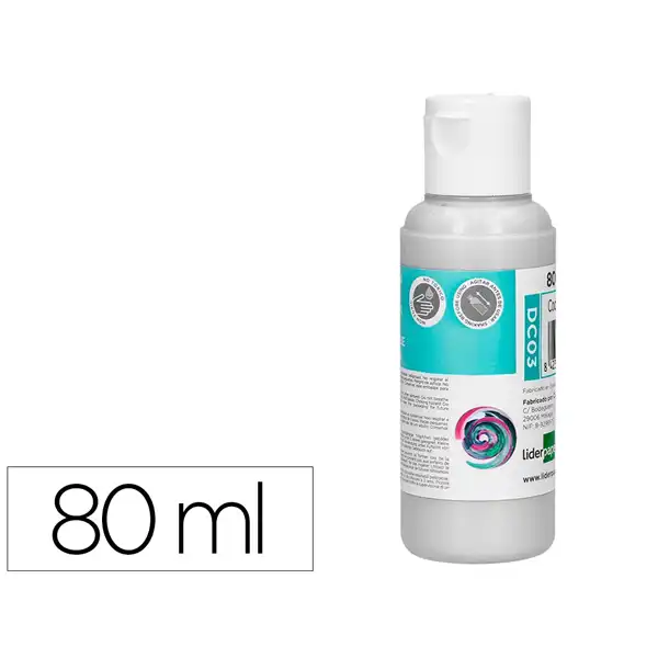 PINTURA ACRILICA LIDERPAPEL BOTE DE 80 ML BLANCO DC03 166297 PINTURA ACRILICA LIDERPAPEL BOTE DE 80 ML BLANCO DC03 166297